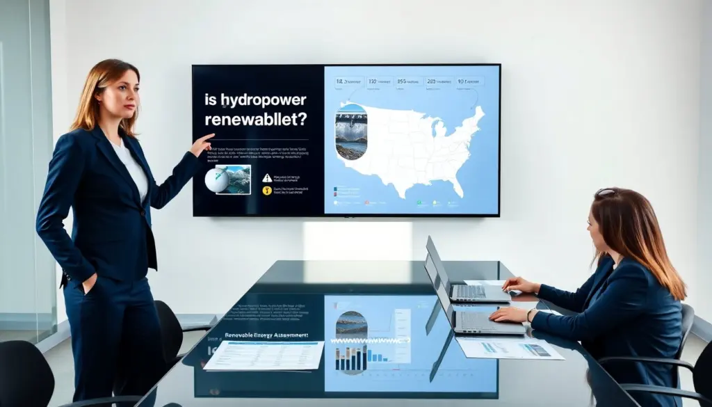 is hydropower renewable